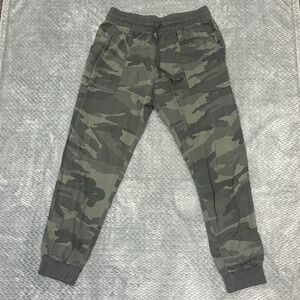 Splendid Women's XS Camo Cargo Jogger Pants Elastic Waist Drawstring Pockets